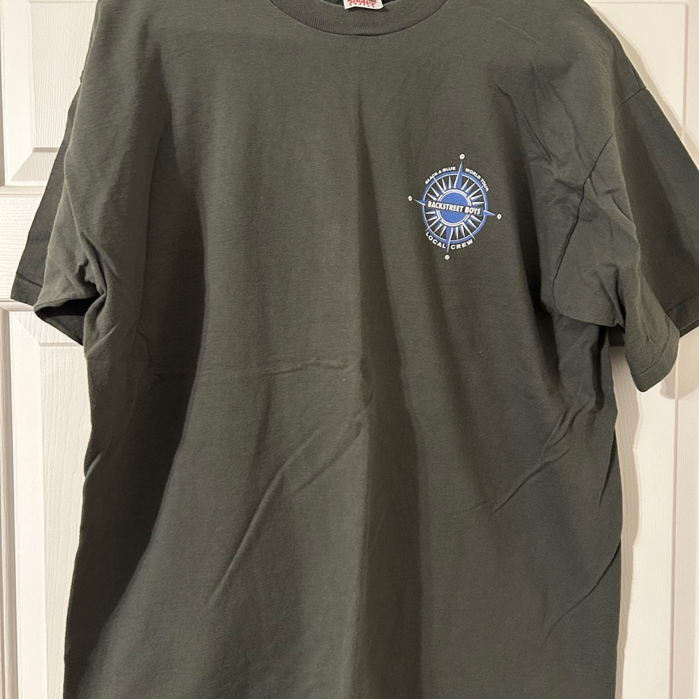 Backstreet Boys Limited 'Black and Blue' Tour 2001 Local Crew T-Shirt